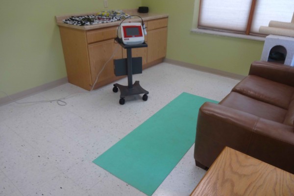 Laser therapy room